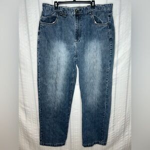 Vintage Raider RJC Jeans Mens 40x33 Denim Baggy Fit Skater Y2K Southpole Style